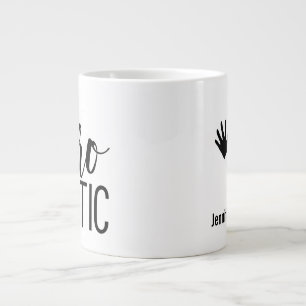 Chiropraktische Personalisierte Chiropraktikerin Jumbo-Tasse