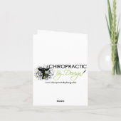 Chiropraktische Pop Art Mitteilungskarten (Rückseite)