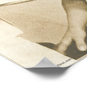 Chiropraktische Schuluntersuchung Vintag Poster (Ecke)