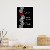 Chiropraktische Subluxation Nerve Impingement Post Poster (Küche)