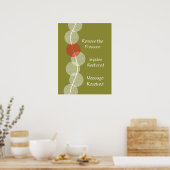 Chiropraktische Subluxation Nerve Impingement Post Poster (Küche)