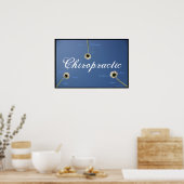 Chiropraktische Triune Print Poster (Küche)