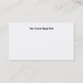 Chiropraktische Visitenkarten der geometrischen Wi Visitenkarte (Rückseite)