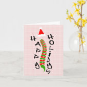 Chiropraktische Weihnachtsgrüßkarte Karte (Gelbe Blume)