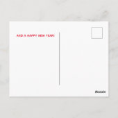 Chiropraktische Weihnachtskarten, Postkarte (Rückseite)