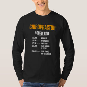 Chiropraktische Wirbelsäule Behandlung Spinaler Ch T-Shirt