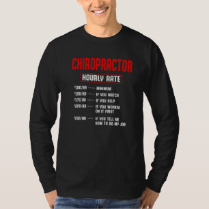 Chiropraktische Wirbelsäule Behandlung Spinaler Ch T-Shirt