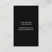 Chiropraktische Wirbelsäule und heilende Hände Chi Visitenkarte (Rückseite)