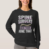 Chiropraktische Zervikalspine Operation Chiroprakt T-Shirt (Vorderseite)