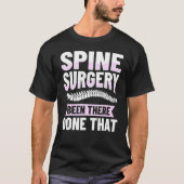 Chiropraktische Zervikalspine Operation Chiroprakt T-Shirt (Vorderseite)