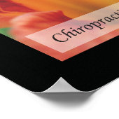 Chiropraktische Zitate und Redewendungen Gesundhei Poster (Ecke)