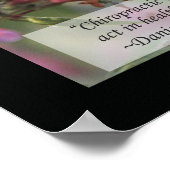 Chiropraktische Zitate und Redewendungen Gesundhei Poster (Ecke)