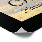 Chiropraktische Zitate und Redewendungen Natur Poster (Ecke)