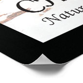 Chiropraktische Zitate und Redewendungen Natur Poster (Ecke)