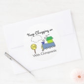 Chiropraktische Zugkleber Runder Aufkleber (Umschlag)