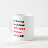 chiropraktischer Assistent, phantastisch Kaffeetasse (Vorderseite Links)