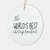 Chiropraktisches, Chiropraktisches Geschenk, Chiro Keramik Ornament (Links)