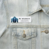 Chiropraktisches Geschäft mit menschlicher Anantom Namensschild (Beispiel)