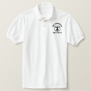 Chiropraktisches Logo bestickt mit Polo