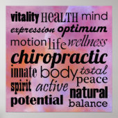 Chiropraktisches Plakat (Vorne)