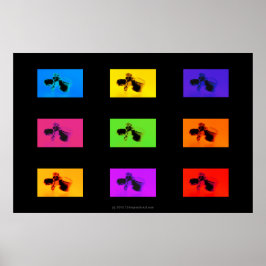 Chiropraktisches Poster: Lumbar Vertebrae Funk Poster