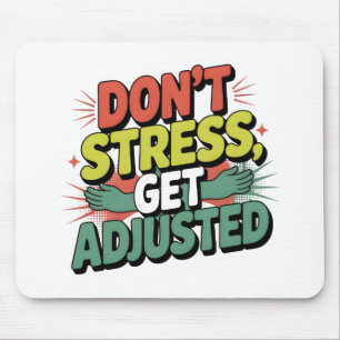 Chiropraktisches Stressabbau-Geschenk für Rückenko Mousepad