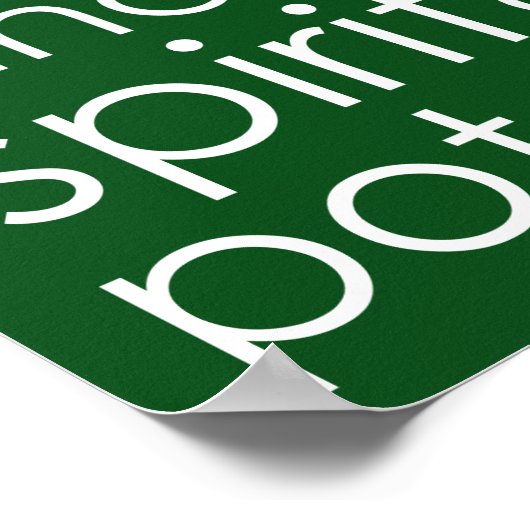 Chiropraktisches Word Collage Poster (Ecke)