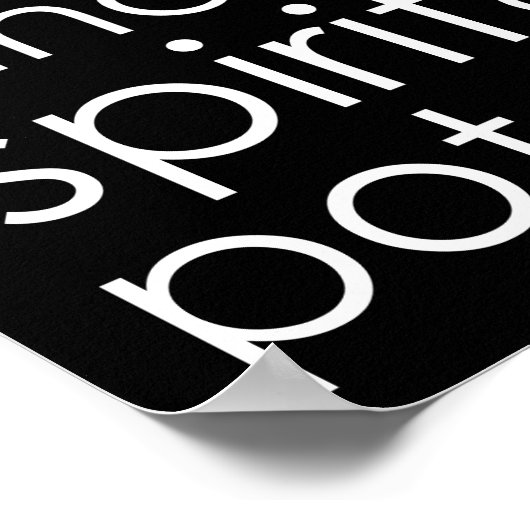 Chiropraktisches Word Collage Poster (Ecke)