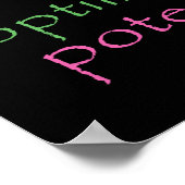 Chiropraktisches Wörterbuch mit Inspiration Poster (Ecke)