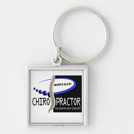 CHIROPRAKTOR - ALLE SPINE UND DANDY - KNOCHEN ODER SCHLÜSSELANHÄNGER (Vorne)