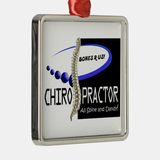 CHIROPRAKTOR - ALLE SPINE UND DANDY - KNOCHEN ODER SILBERNES ORNAMENT (Rechts)