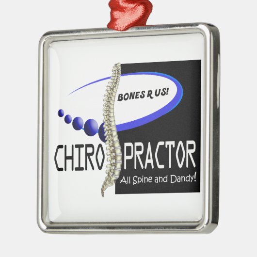 CHIROPRAKTOR - ALLE SPINE UND DANDY - KNOCHEN ODER SILBERNES ORNAMENT (Links)