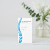 Chiropraktor | Alternative Medizin | Rückenmark Visitenkarte (Stehend Vorderseite)