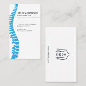 Chiropraktor | Alternative Medizin | Rückenmark Visitenkarte (Vorne/Hinten)