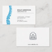 Chiropraktor | Alternative Medizin Visitenkarte (Vorne/Hinten)