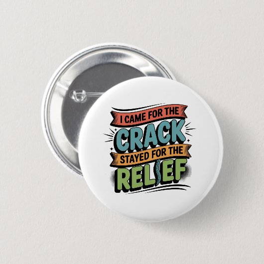 Chiropraktor Back Relief Funny Gift Button (Vorne & Hinten)