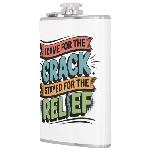 Chiropraktor Back Relief Funny Gift Flachmann (Links)