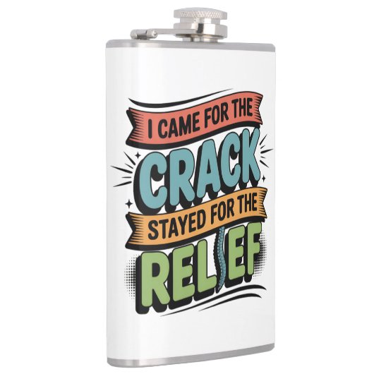 Chiropraktor Back Relief Funny Gift Flachmann (Rechts)