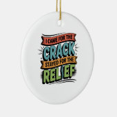 Chiropraktor Back Relief Funny Gift Keramik Ornament (Rechts)