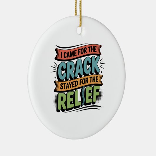 Chiropraktor Back Relief Funny Gift Keramik Ornament (Rechts)