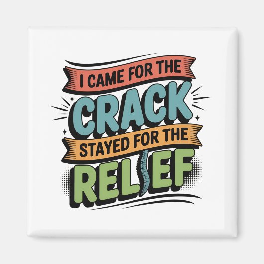Chiropraktor Back Relief Funny Gift Magnet (Vorne)