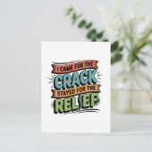 Chiropraktor Back Relief Funny Gift Postkarte (Stehend Vorderseite)