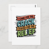 Chiropraktor Back Relief Funny Gift Postkarte (Vorne/Hinten)