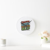 Chiropraktor Back Relief Funny Gift Runde Wanduhr (Zuhause)