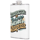Chiropraktor Back Whisperer Gift Idee Flachmann (Links)