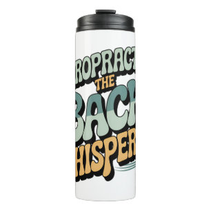 Chiropraktor Back Whisperer Gift Idee Thermosbecher
