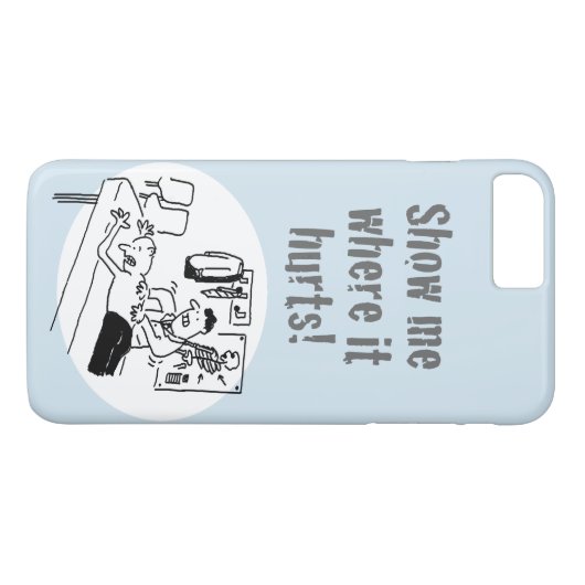 Chiropraktor behandelt einen geduldigen, sonnigen  Case-Mate iPhone hülle (Rückseite (Horizontal))