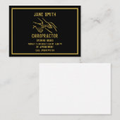 Chiropraktor Beruflich Visitenkarte (Vorne/Hinten)