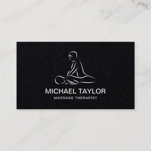Chiropraktor, Beruflicher Massagetherapeut Visitenkarte (Vorderseite)