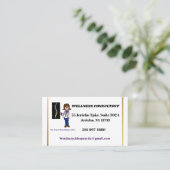 Chiropraktor Business Card - Maßgeschneidert Visitenkarte (Stehend Vorderseite)